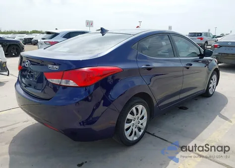 2011 Hyundai Elantra Gls z USA, uszkodzony, nr VIN 5NPDH4AE0BH028334